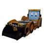Voir la diapositive 1 : Lit enfant tracteur + coffre + sommier