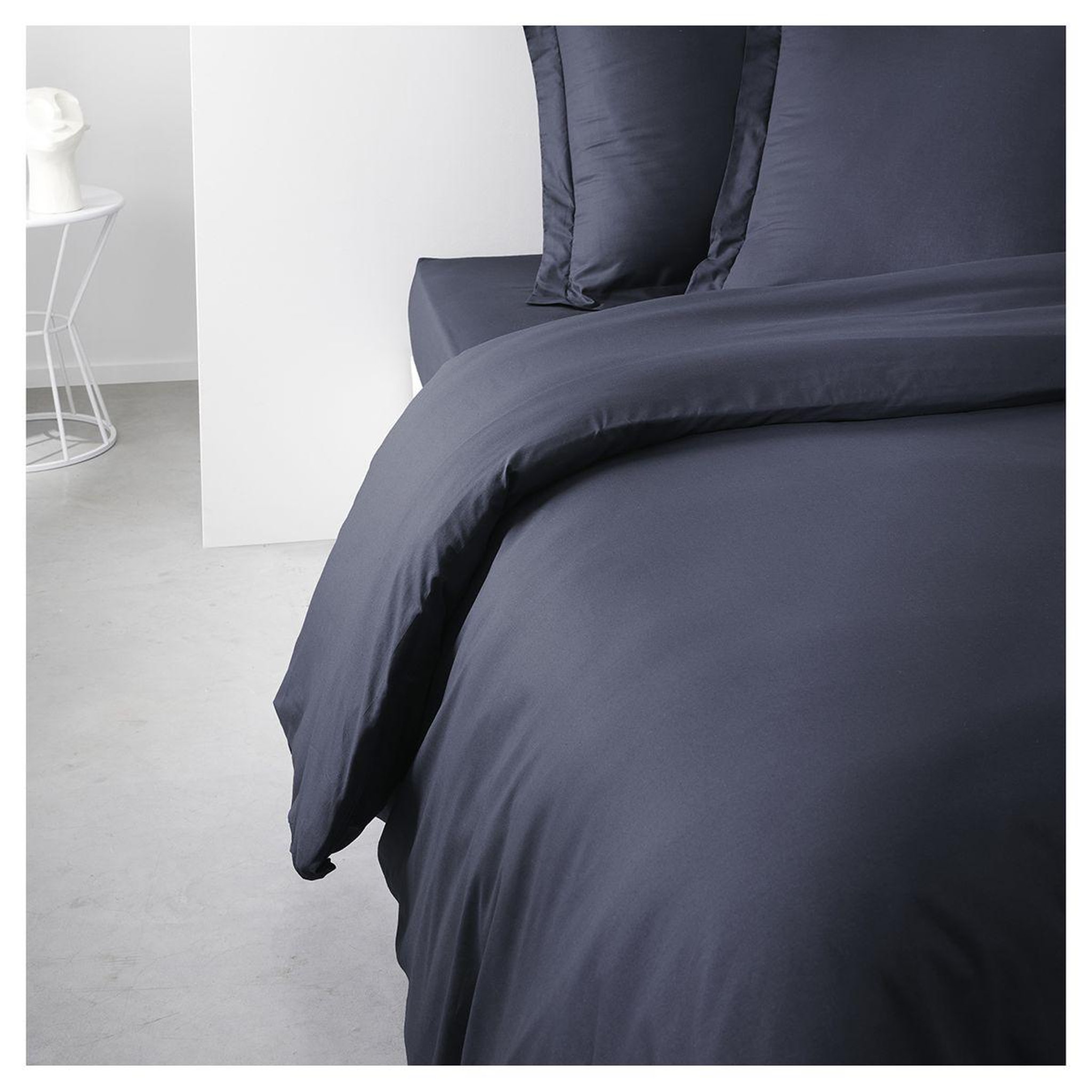 Voir la diapositive 3 : TODAY Housse de Couette unie en Coton 57 fils