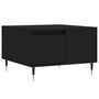 Voir la diapositive 2 : VIDAXL Table basse noir 55x55x36,5 cm bois d'ingenierie