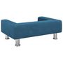 Voir la diapositive 5 : VIDAXL Lit pour chien bleu 70x45x26,5 cm velours