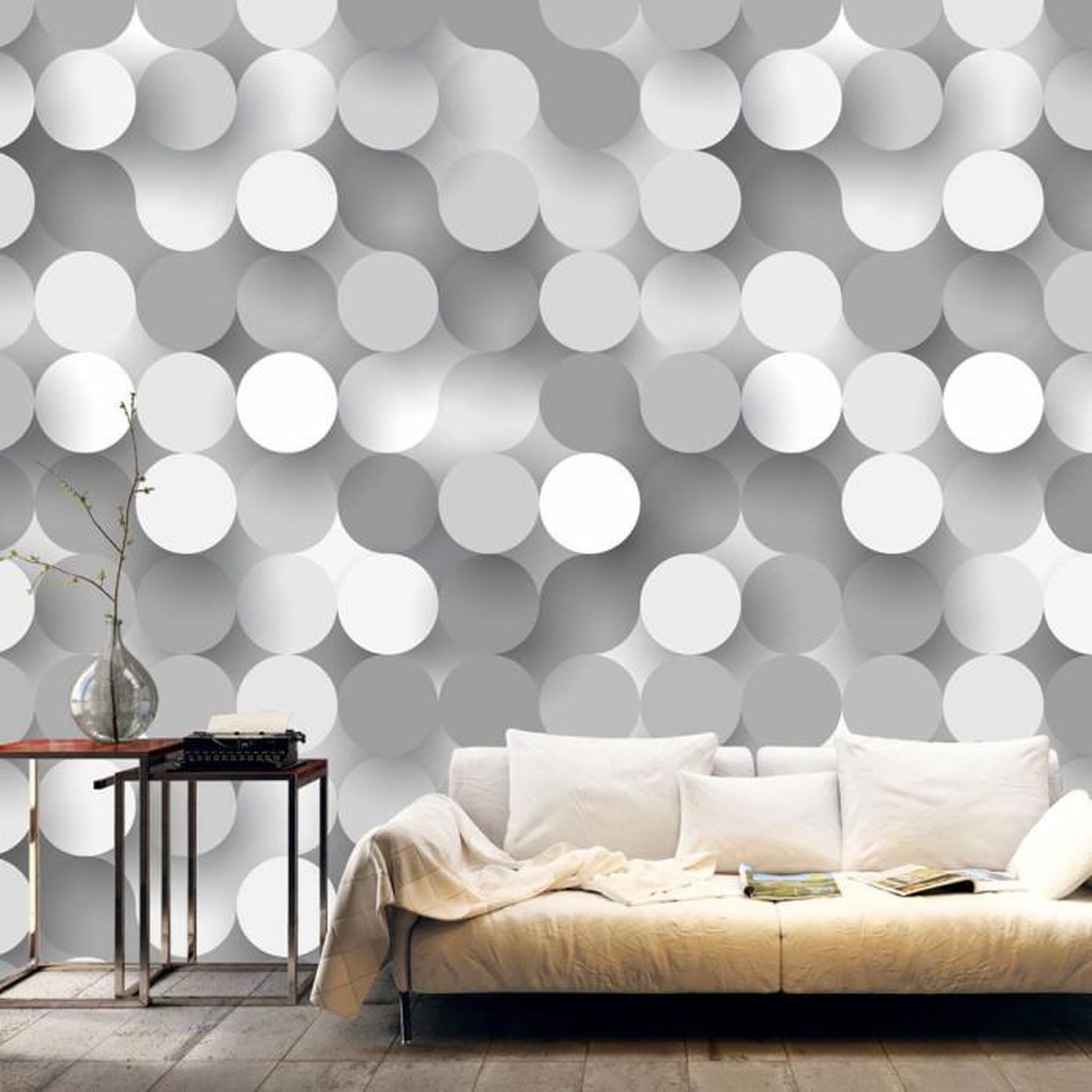 Paris Prix Papier Peint  Silver Net. Coloris disponibles : Multicolore