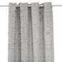 Voir la diapositive 2 : ATMOSPHERA Rideau à Œillets Jacquard  Malakite  140x260cm Noir & Blanc