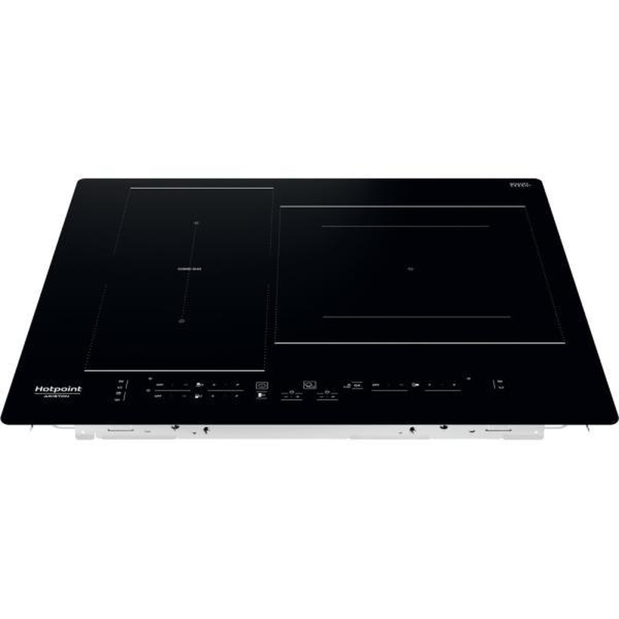 Voir la diapositive 2 : HOTPOINT Table de cuisson induction - hotpoint - 3 zones - hb2760bne - l 59 x p 51 cm - 7200w total - noir