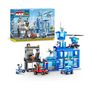 Voir la diapositive 1 : ZURU Set de Construction - ZURU - Police Station (889 pieces) - Construis le quartier général de police avec prison et véhicules