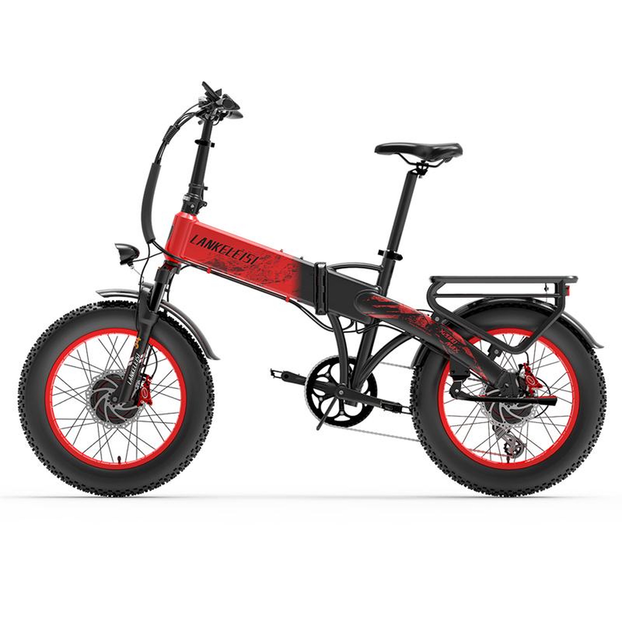 Voir la diapositive 4 : LANKELEISI Vélo électrique pliable LANKELEISI X2000 MAX