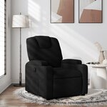 VIDAXL Fauteuil inclinable Noir Tissu