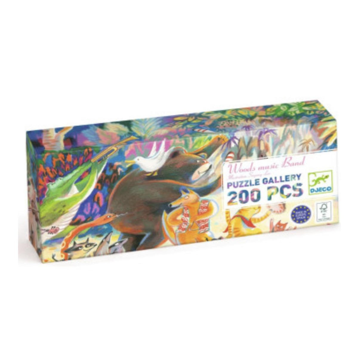 Djeco Puzz Gallery 200pcs - Wood music band - FSC MIX