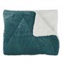Voir la diapositive 3 : Paris Prix Couvre-Lit Flanelle  Sherpa  220x240cm Vert