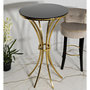 Voir la diapositive 4 : Paris Prix Table d'Appoint  Shanty  108cm Noir & Or