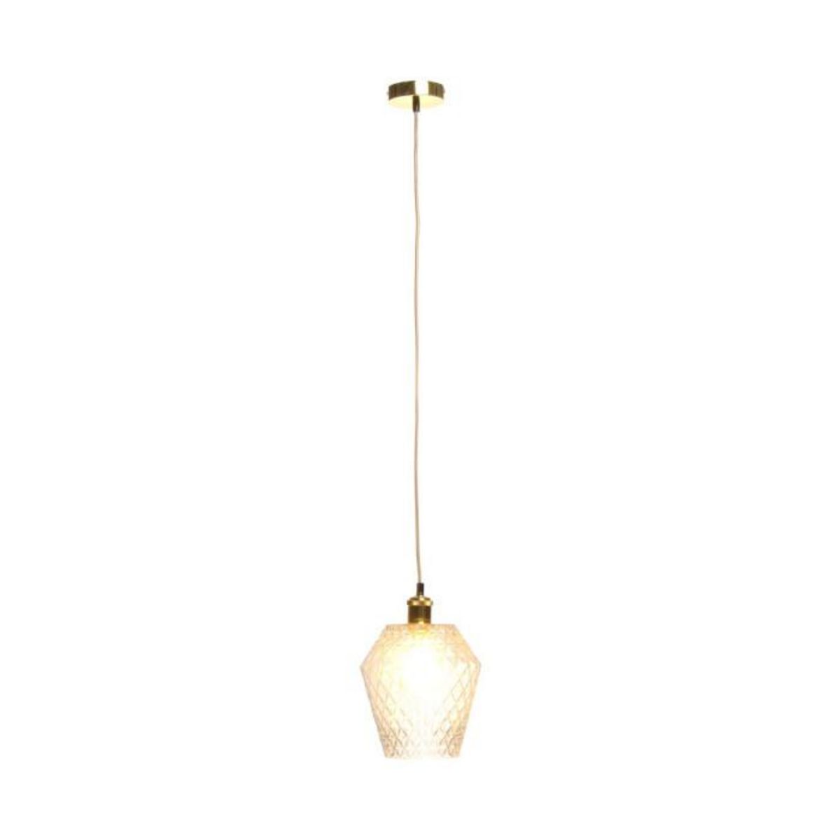 Paris Prix Lampe Suspension Déco  Lumi  27cm Transparent