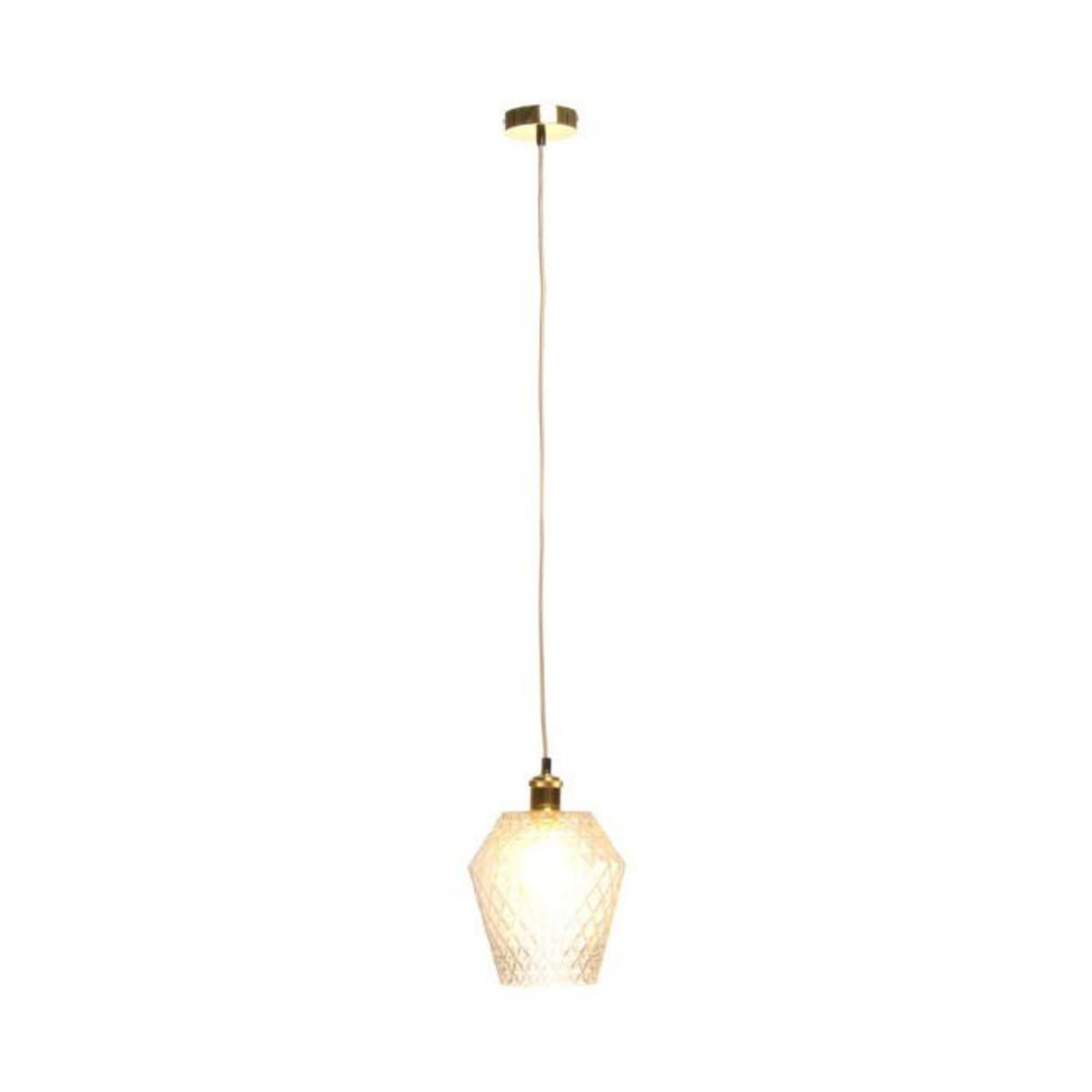 Paris Prix Lampe Suspension Déco  Lumi  27cm Transparent