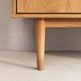 Voir la diapositive 6 : IDIMEX Buffet TECCA L 170 cm 3 portes en bois massif