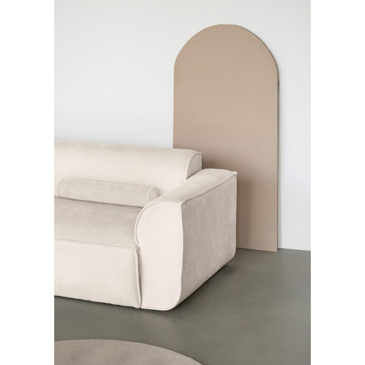 BEST MOBILIER Felix - module d'assise droit en tissu texturé