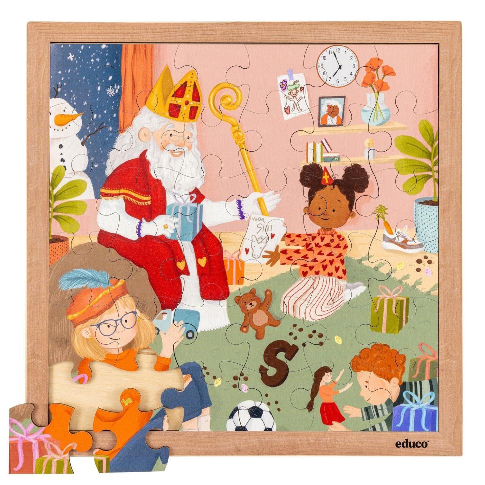EDUCO Célébration - Saint-Nicolas — 36 pièces de puzzle