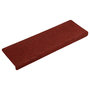 Voir la diapositive 3 : VIDAXL Tapis d'escalier 15 pcs Tissu aiguillete 65x21x4 cm Rouge