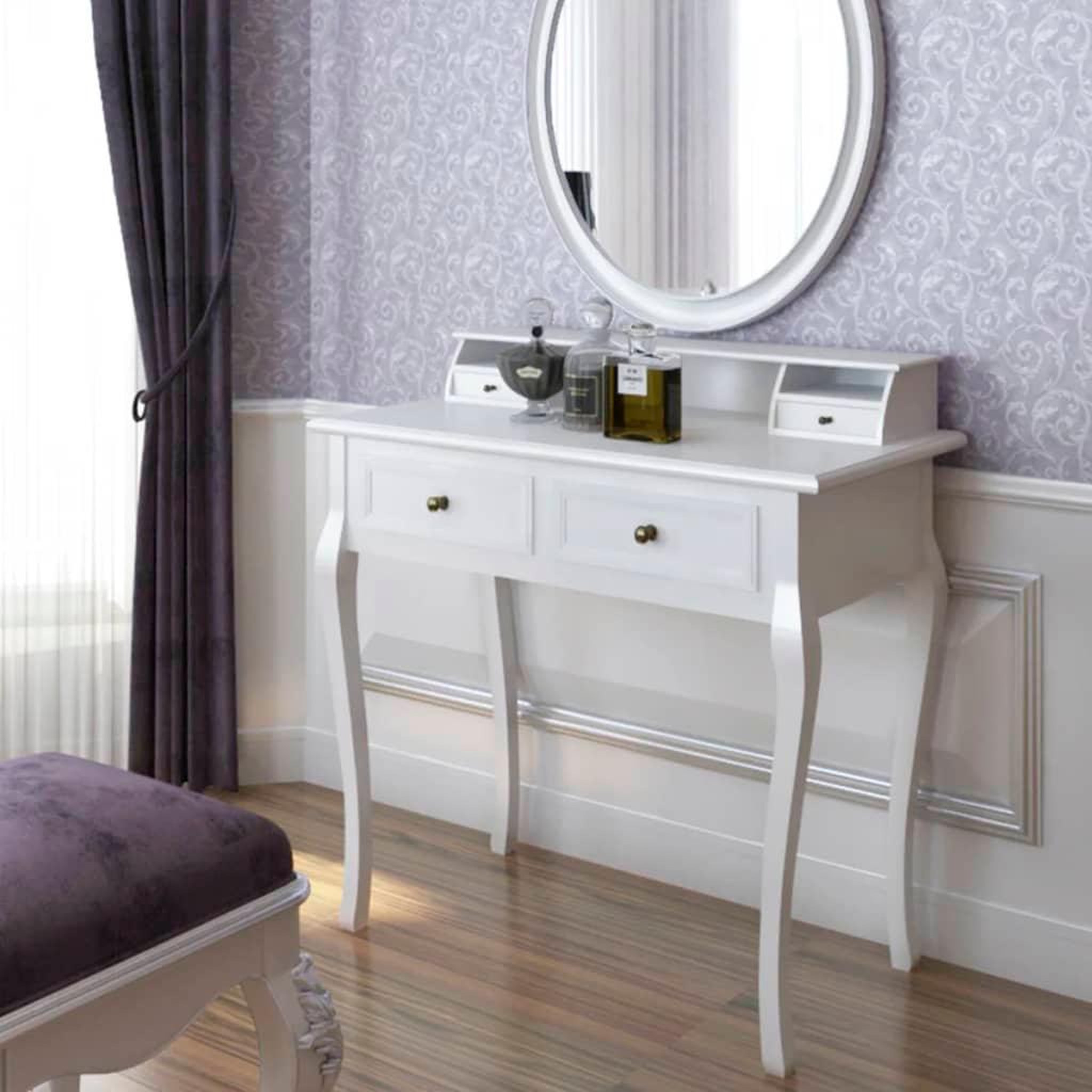 Voir la diapositive 3 : VIDAXL Table de maquillage luxueux moderne