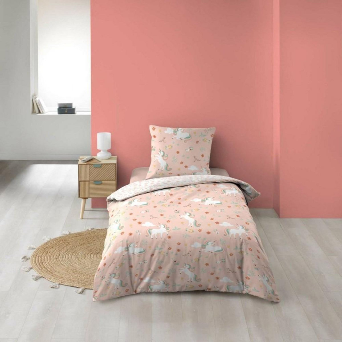 Douceur d'Intérieur Housse de couette enfant 140x200 Majestic + 1 taie microfibre