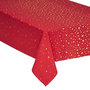 Voir la diapositive 1 : ATMOSPHERA Nappe 140x240 cm Etoiles rouge et or coton