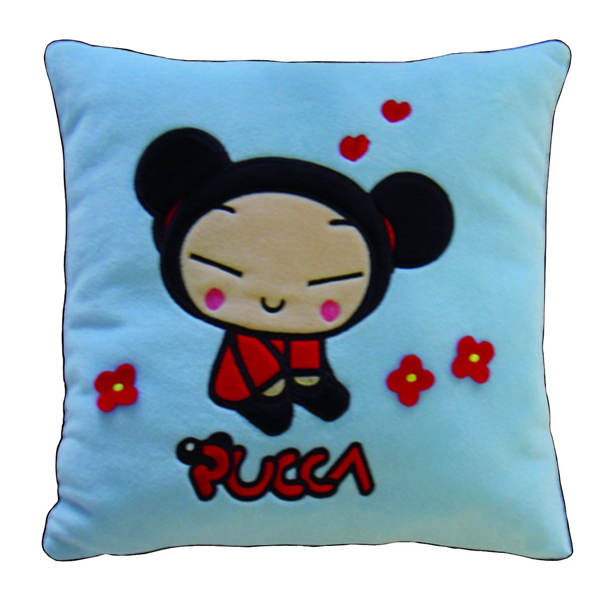 Coussin PUCCA FUNNY BLEU