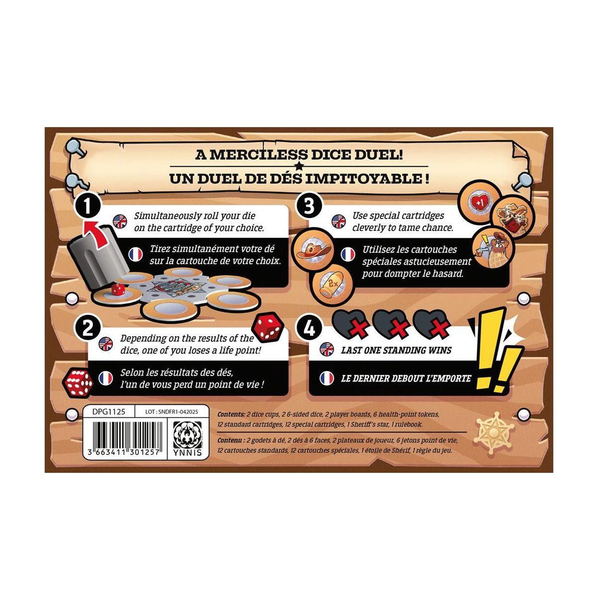 Voir la diapositive 3 : Asmodee Shoot  and  Die! - le jeu de des