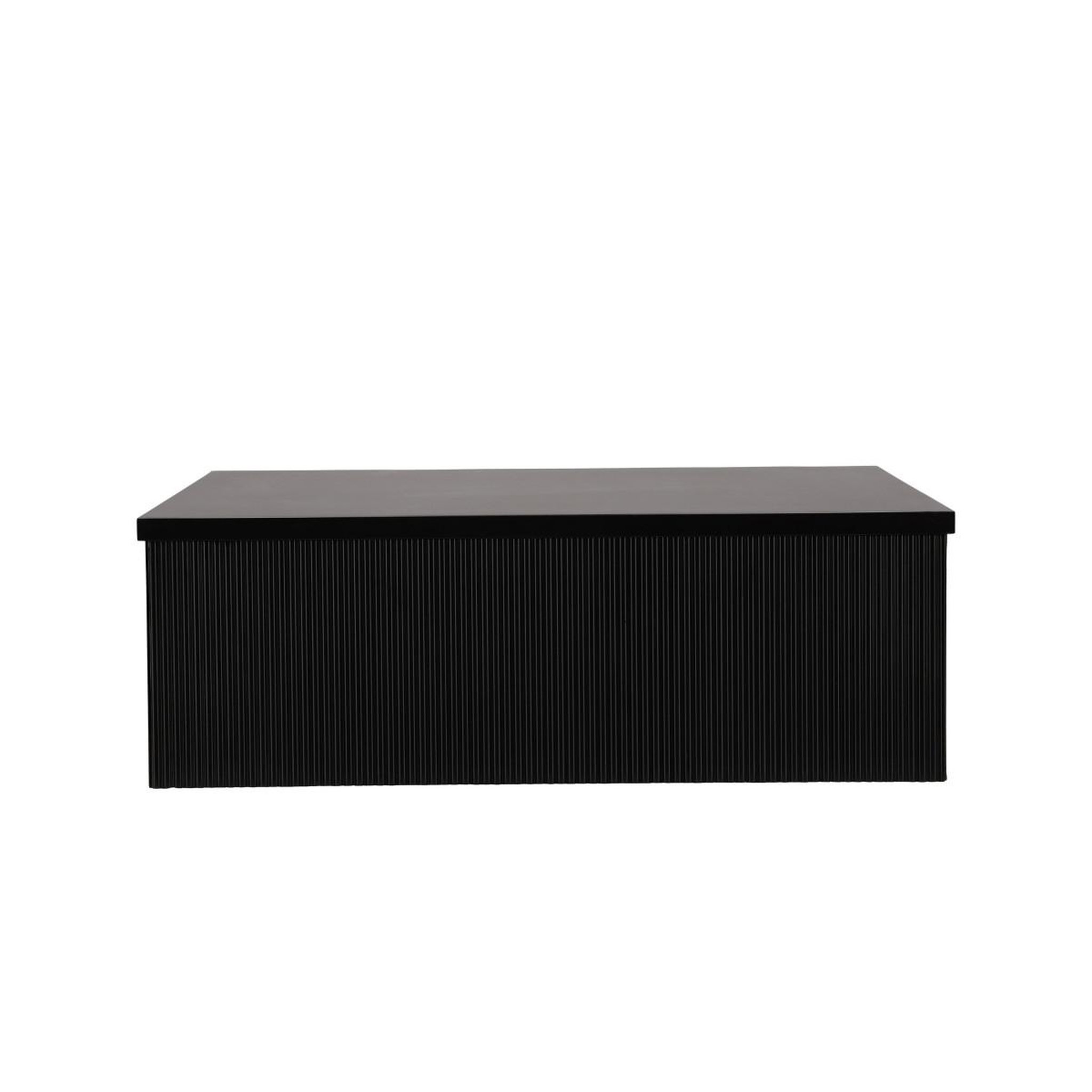 Voir la diapositive 2 : Paris Prix Table basse nervurée  lenox  90cm noir