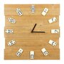 Voir la diapositive 1 : OSTARIA Horloge DOMINO noire et beige diam 30 cm