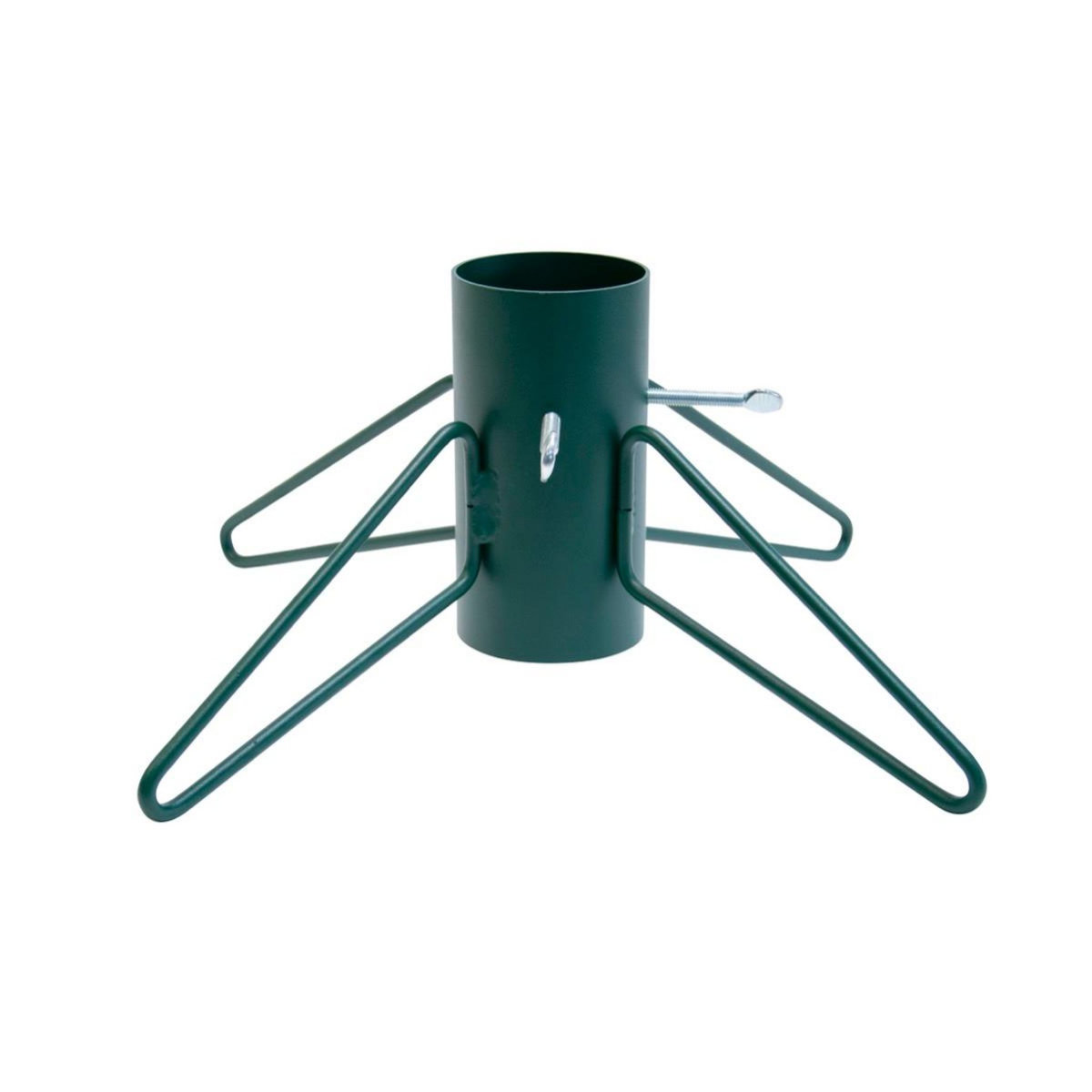 CENTRALE BRICO Pied de sapin 4 pieds fer rond vert sapin tube 9 cm