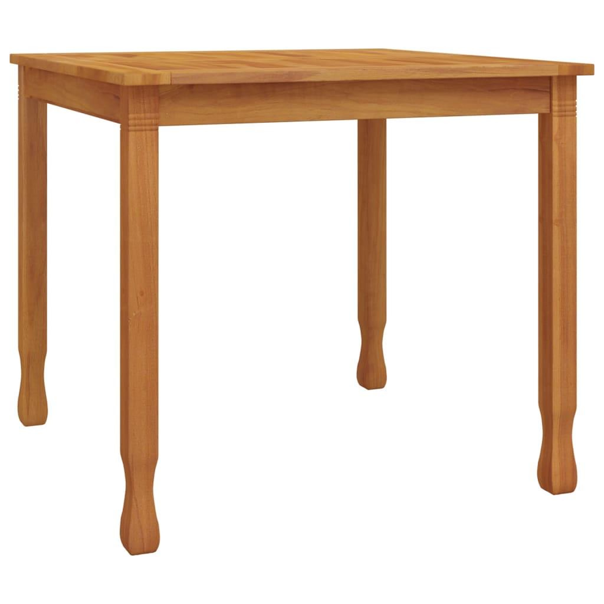 Voir la diapositive 2 : VIDAXL Table a dîner de jardin 85x85x75 cm Bois massif de teck
