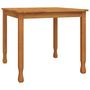 Voir la diapositive 2 : VIDAXL Table a dîner de jardin 85x85x75 cm Bois massif de teck