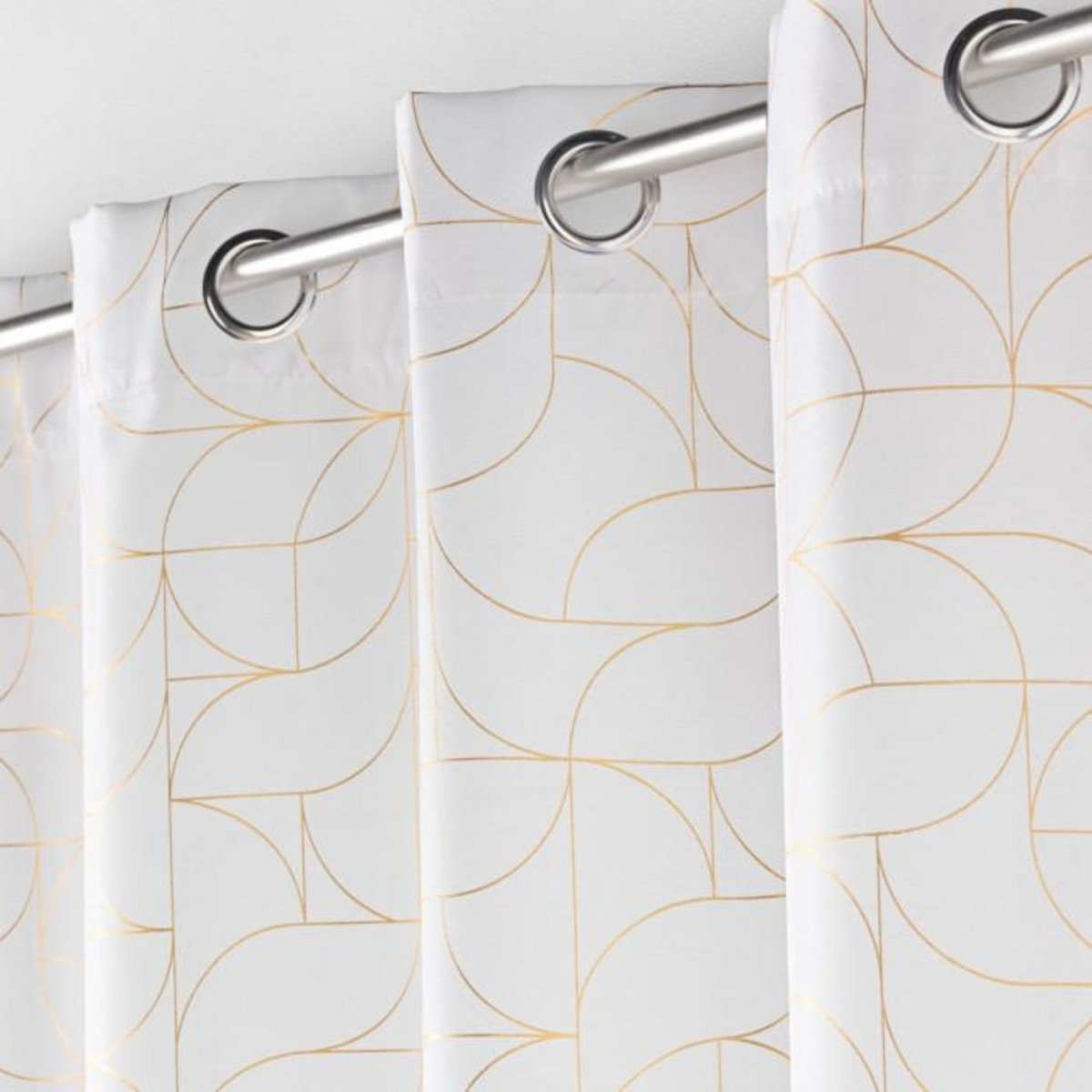 Paris Prix Rideau à Œillets  Louxor  140x260cm Blanc