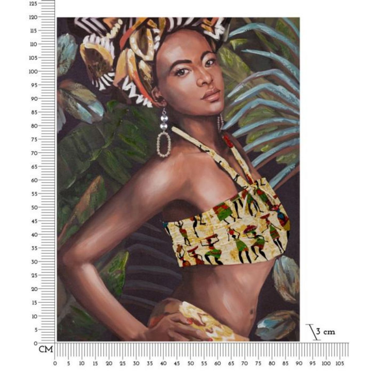 Paris Prix Toile Imprimée Déco  Kelly  90x120cm Multicolore