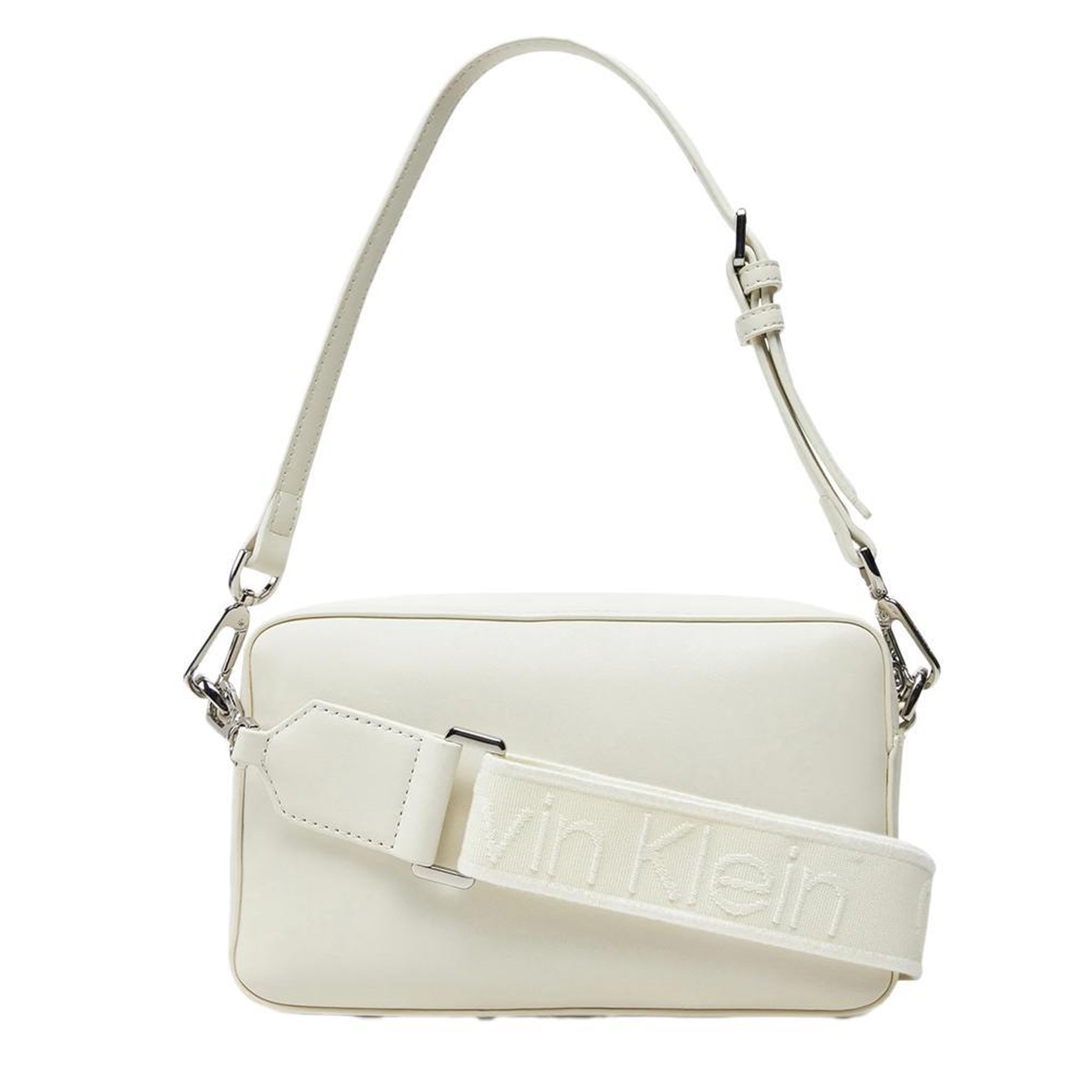 Voir la diapositive 2 : CALVIN KLEIN JEANS Sac à Main Ecru Femme Calvin Klein Jeans Ck Must Convertible