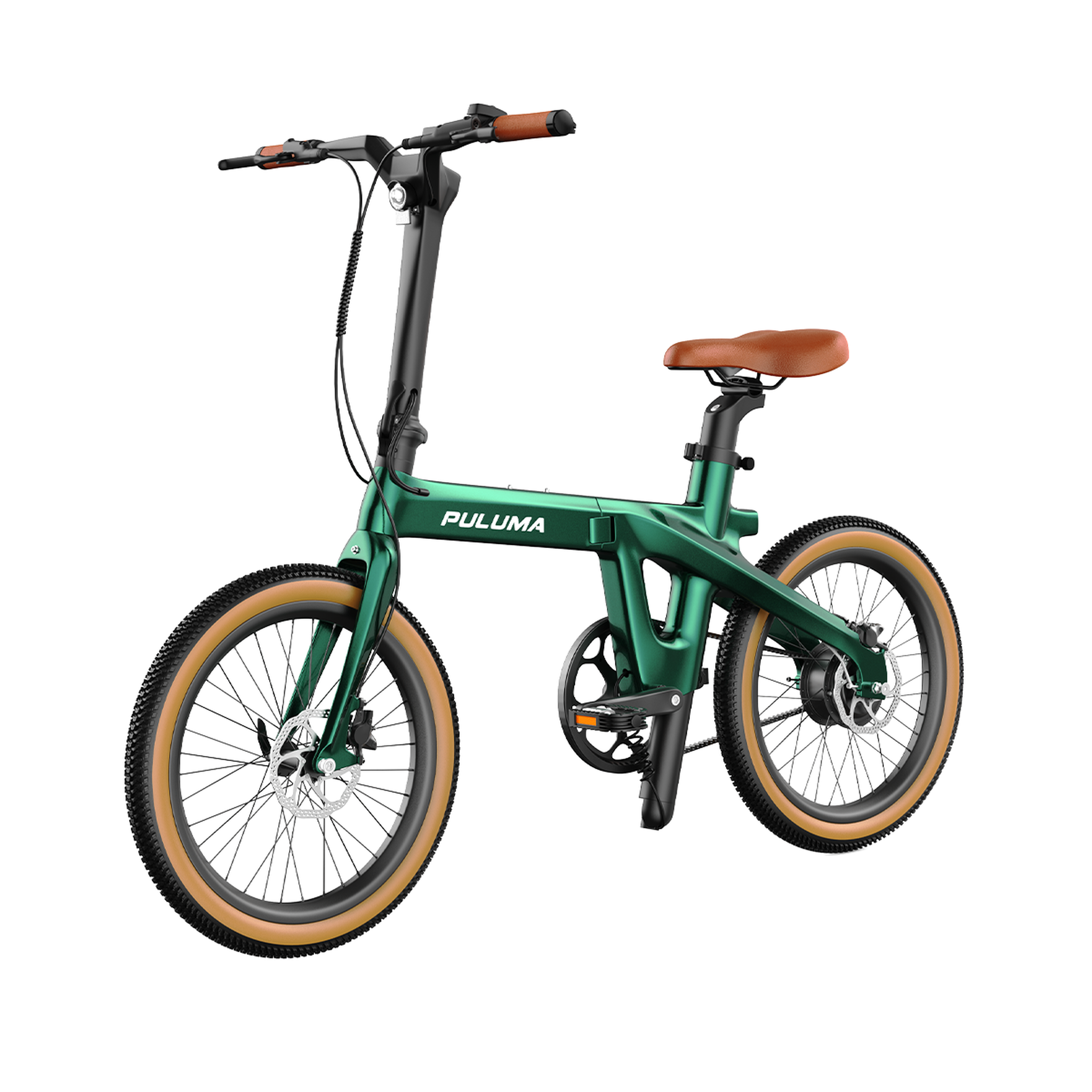 PULUMA Vélo électrique PULUMA PT20 en fibre de carbone, 250 W, 25 km/h, cadre pliable 20 pouces