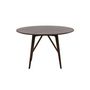 Voir la diapositive 4 : Paris Prix Table à Manger Ronde  Kaseidon  100cm Marron