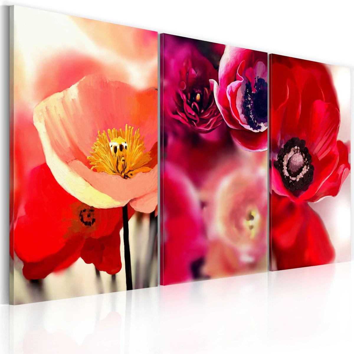 Paris Prix Tableau Imprimé  Coquelicots Trois Perspectives