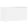 Voir la diapositive 2 : VIDAXL Coffre de rangement Blanc 84x42x46 cm Bois d'ingenierie