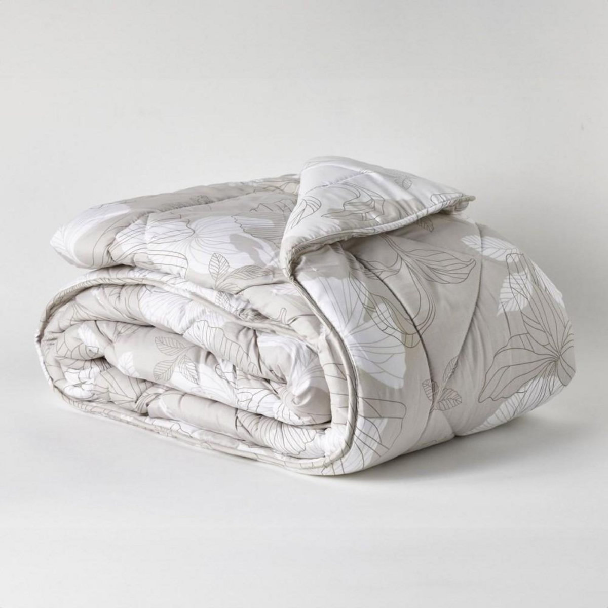 Today Couette imprimée 220x240 cm Today 1.4 feuilles gris