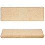 Voir la diapositive 4 : VIDAXL Tapis d'escalier 15 pcs 65x21x4 cm Marron
