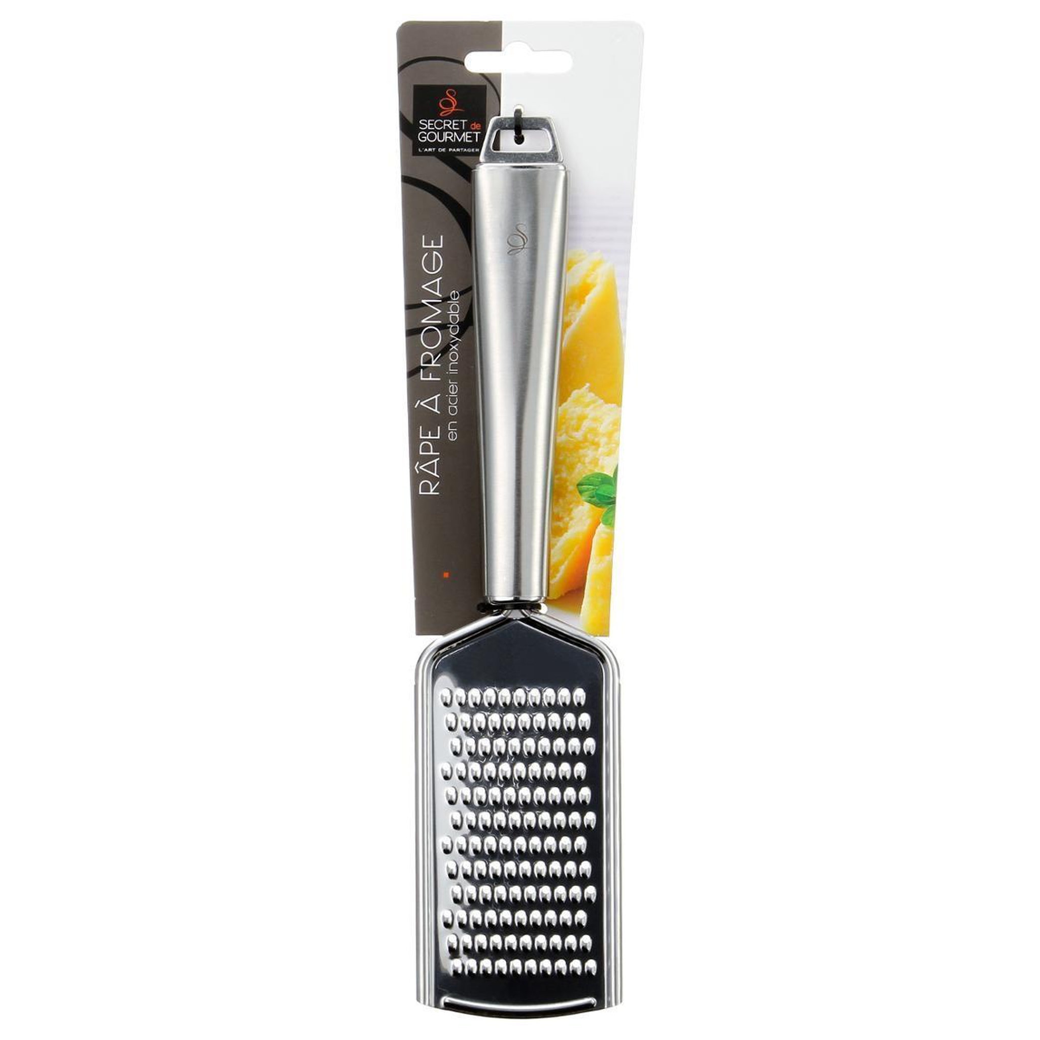 Voir la diapositive 4 : FIVE Râpe à fromage  inox  25cm argent