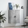 Voir la diapositive 3 : VIDAXL Armoire murale gris béton 69,5x34x90 cm