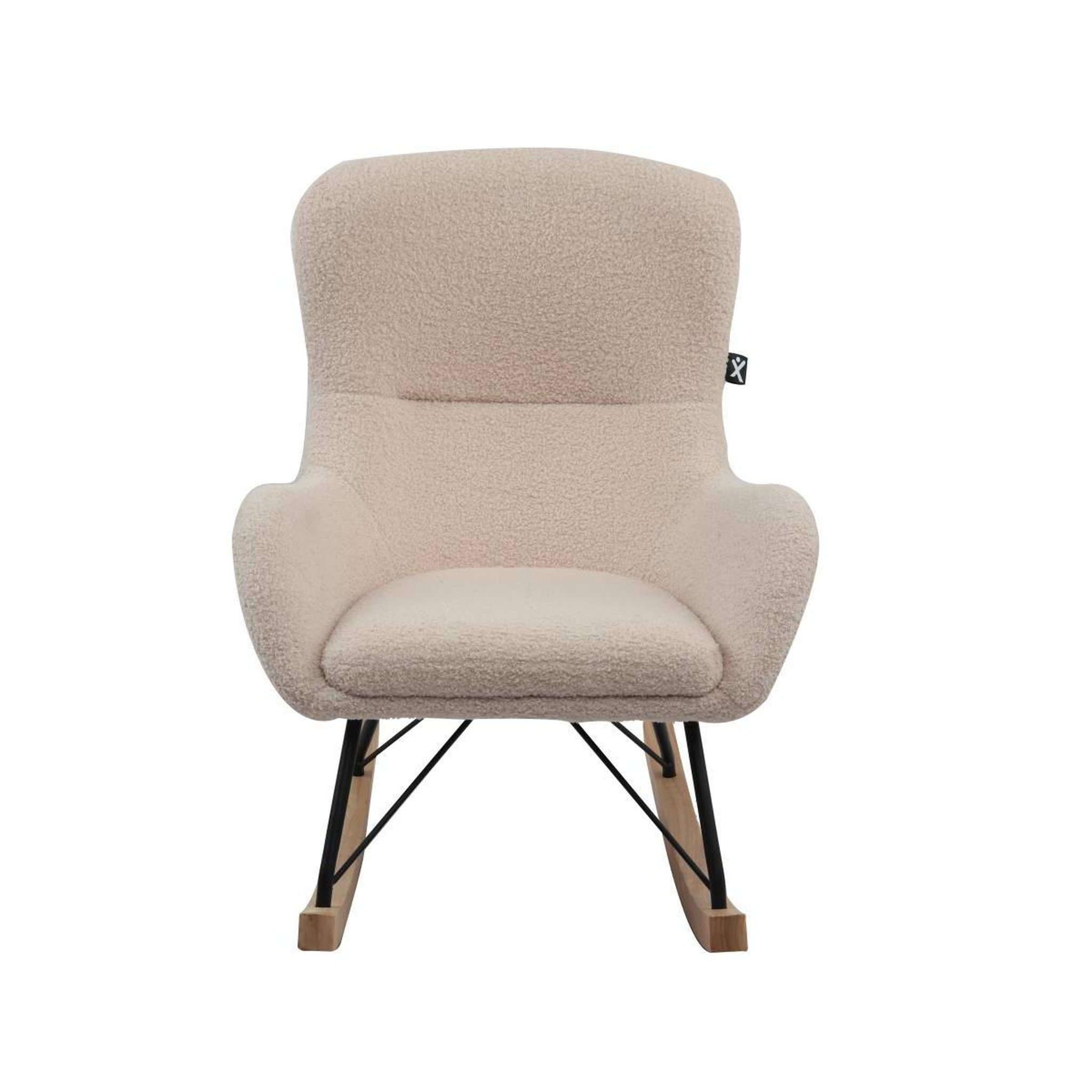Voir la diapositive 2 : Paris Prix Chaise à bascule enfant  rocky  68cm beige