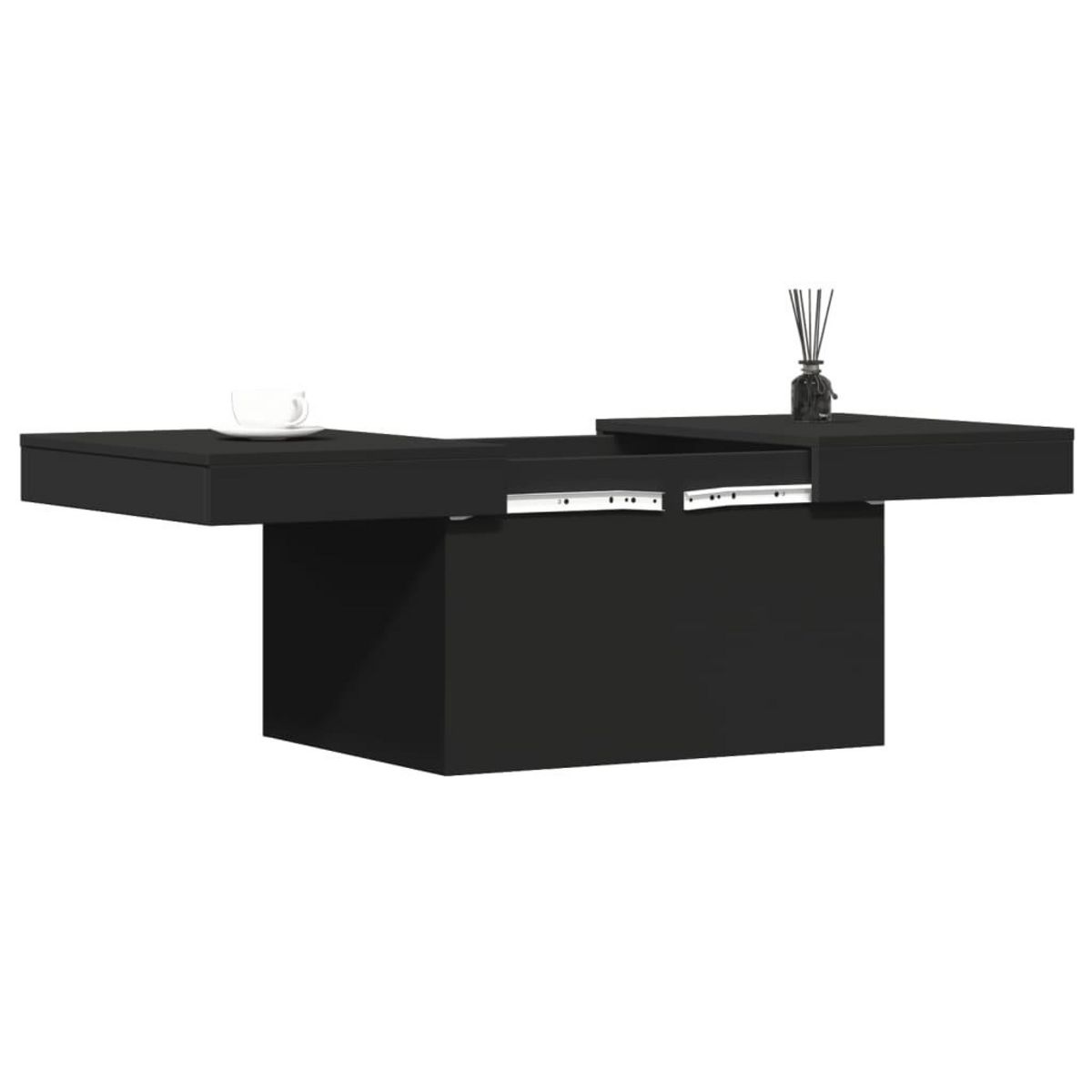 VIDAXL Table basse noir 100x55x40 cm bois d'ingenierie