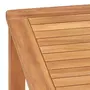 VIDAXL Table a dîner de jardin 140x80x77 cm Bois de teck solide