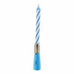 Paris Prix Bougie d'Anniversaire  Musicale  12cm Bleu