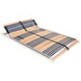 Voir la diapositive 1 : VIDAXL Sommier a lattes sans matelas avec 42 lattes 7 zones 100x200 cm