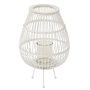 Voir la diapositive 1 : Paris Prix Lanterne sur Pied en Bambou  Daya  47cm Blanc