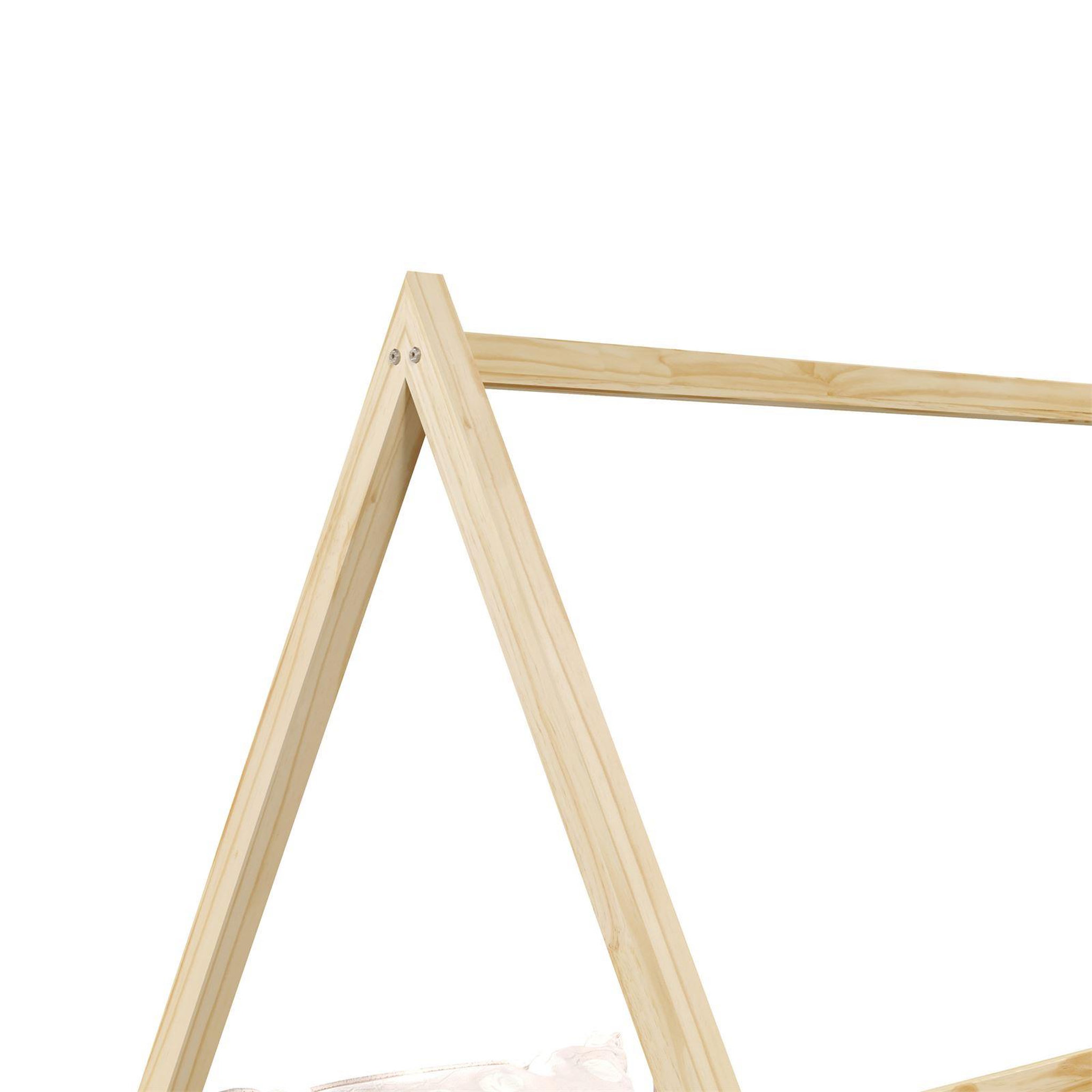 Voir la diapositive 4 : IDIMEX Lit cabane SILA 90 x 200 cm, en pin massif