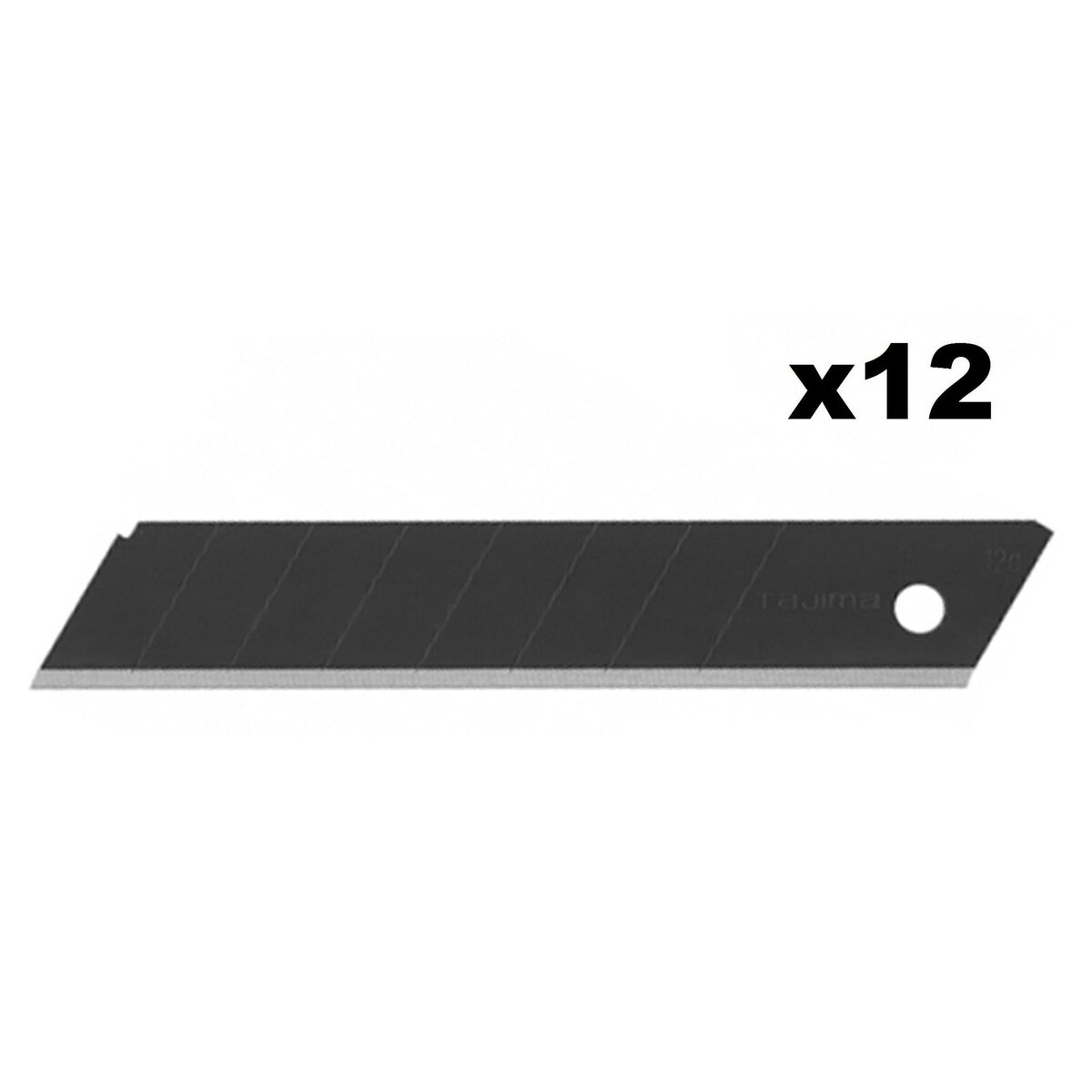 TAJIMA Étui plastique de 10 lames  Razar black