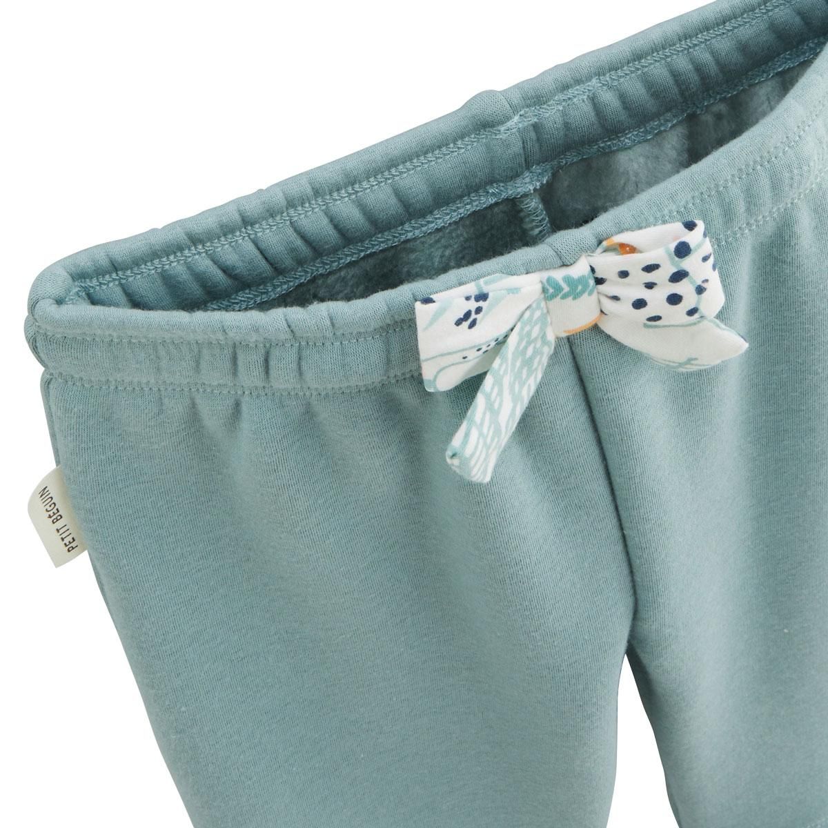 Petit Béguin Pantalon bébé en molleton ultra chaud Holamuchacha