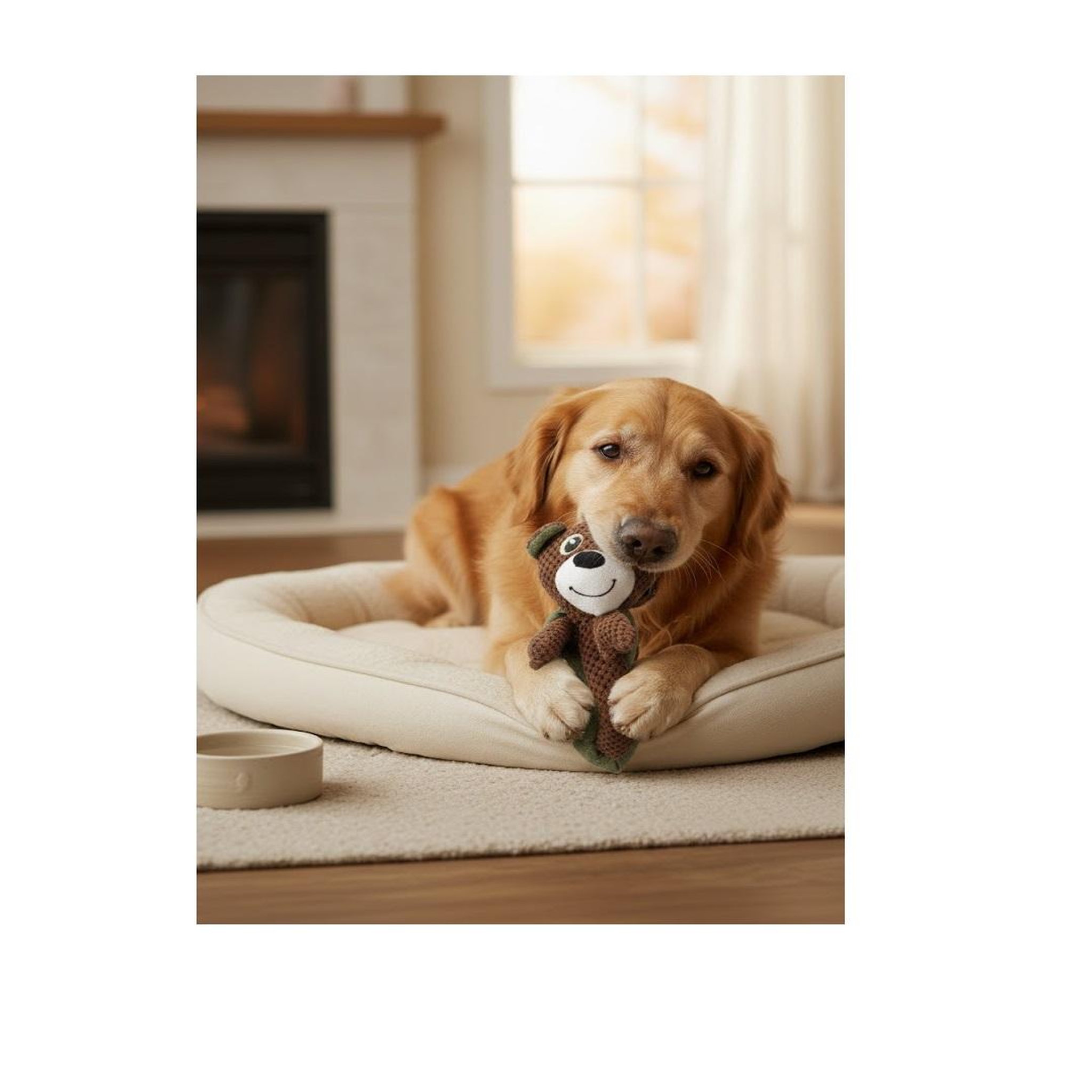 Voir la diapositive 2 : Eden Peluche ours pour chien design et moderne